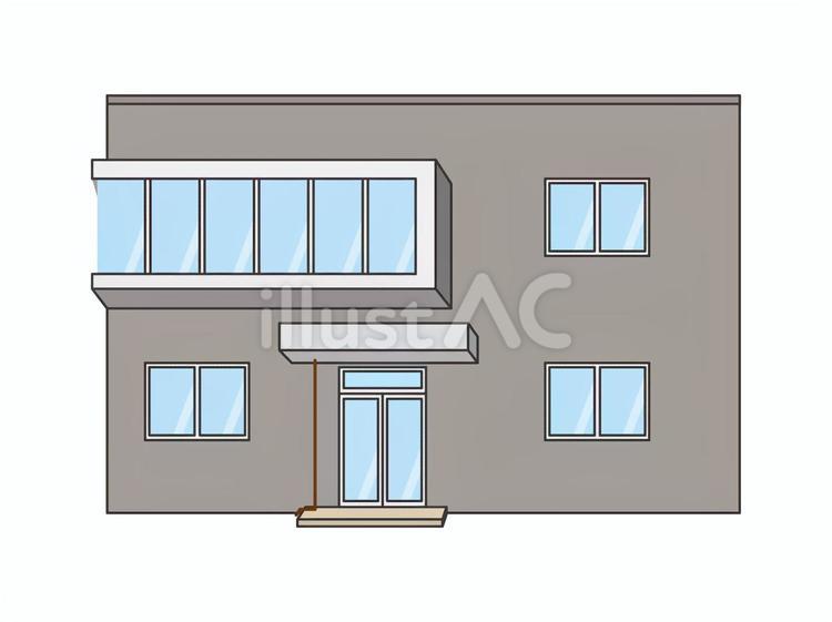 事務所の建物 事務所,オフィス,営業所のイラスト素材