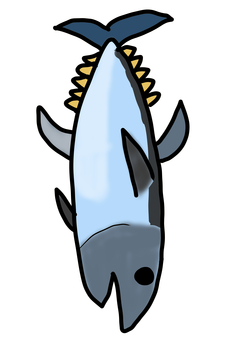 マグロの日 魚介,鮪,マグロ,まぐろ,釣り,海鮮,新鮮,1匹,鮮魚,食材のイラスト素材