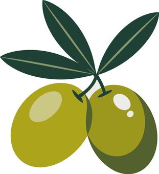 オリーブの実 オリーブ,実,食べ物,オリーブオイル,油,植物,シンプル,アイコンのイラスト素材