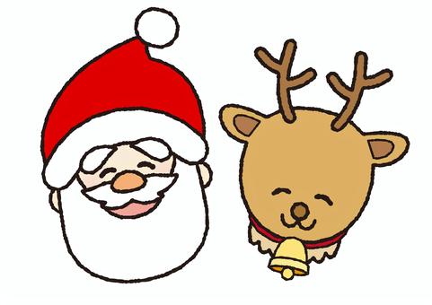 サンタさんとトナカイさん