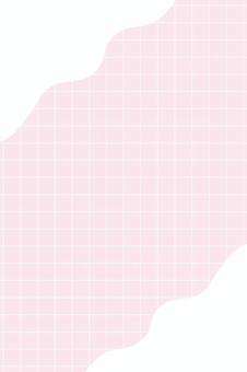 細線チェックと流体のパステル背景ピンク縦 背景,フレーム,ピンク,チェック柄,流体シェイプ,パステル,かわいい,シンプル,やさしい,ウェーブのイラスト素材