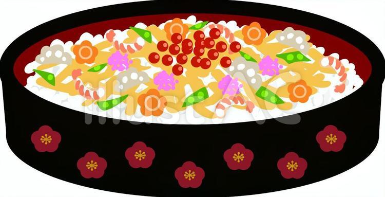 ちらし寿司イラスト No 無料イラストなら イラストac