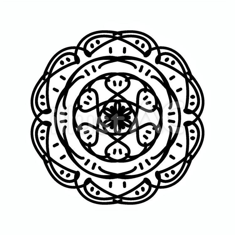 模様 模様,対称,飾りのイラスト素材