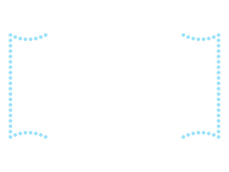 水色のドット括弧風見出しフレーム フレーム,括弧,ドット,ロゴ,タイトル,横,背景,囲み,水色,青のイラスト素材