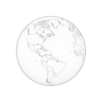 地球儀大西洋 地球儀大西洋 地球儀,大西洋,北アメリカ大陸,南アメリカ大陸,アフリカ大陸,ヨーロッパ,太平洋,アメリカ,カナダ,ブラジルのイラスト素材