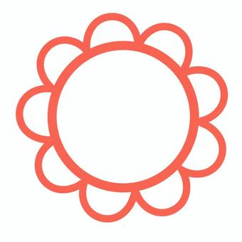 花丸 花丸,採点,丸,合格,ハンコ,シンプル,単品,透過,手書き,イラストのイラスト素材