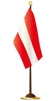 オーストリアの卓上旗