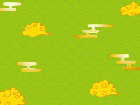 正月和風和柄年賀状