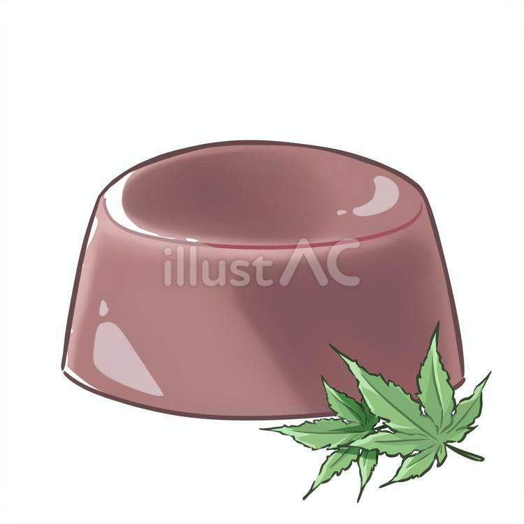 水羊羹　イラスト　和菓子 和菓子,水羊羹,あんこのイラスト素材