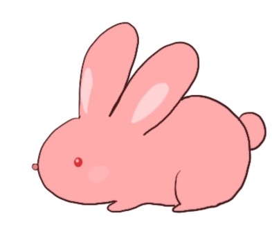 Rabbit, rabbit, pink, cute, JPG and PNG