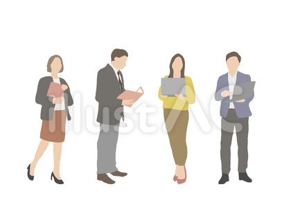 仕事をする人セット