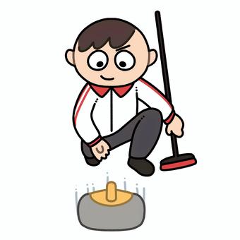 カーリング カーリング,スポーツ,選手,ストーン,競技,運動のイラスト素材