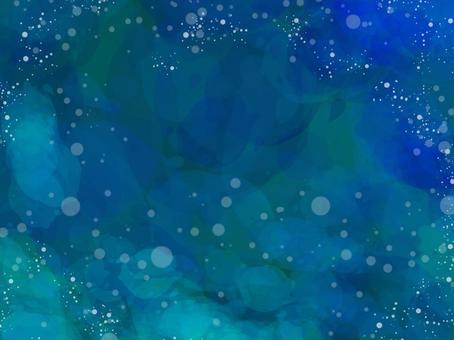 水彩背景【青】