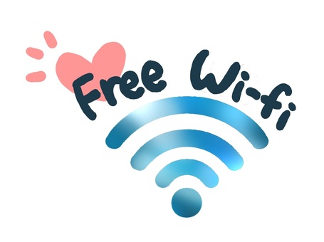 （手書き文字）free Wi-Fi 手書き,free,wi-fi,文字,ハート,メッセージ,インターネットのイラスト素材