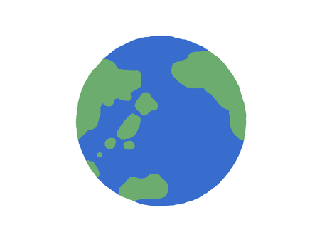 地球 地球,大陸,太陽系,惑星,宇宙,世界,島,国,緑,青のイラスト素材