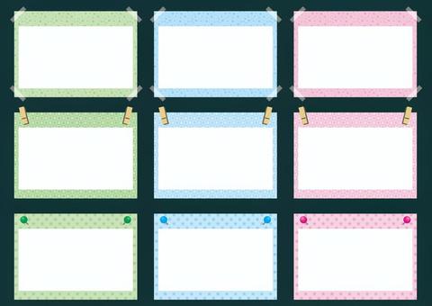 9 kinds of fashionable photo frame sets, JPG, PNG and AI 9 kinds of fashionable photo frame sets, , JPG, PNG and AI