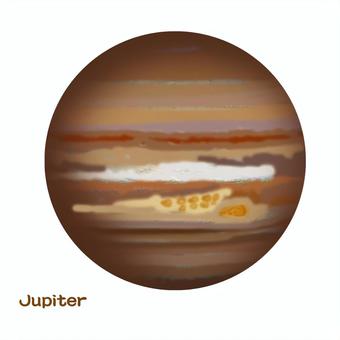 木星 木星,宇宙,惑星,巨大,天体,ジュピターのイラスト素材
