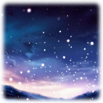 Illustration, blue, ice, winter, 