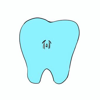 泣き顔の歯 泣き顔,歯,表情,シンプル,医療のイラスト素材