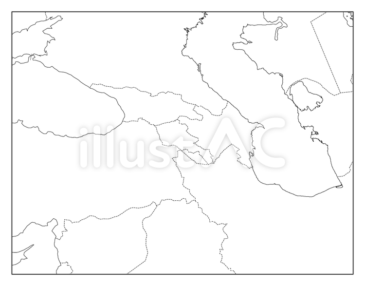 アルメニア白地図 アルメニア,白地図,世界のイラスト素材