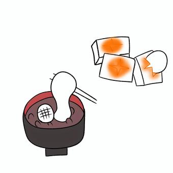 ぜんざいとお餅 ぜんざい,餅,和菓子,あんこ,お椀のイラスト素材