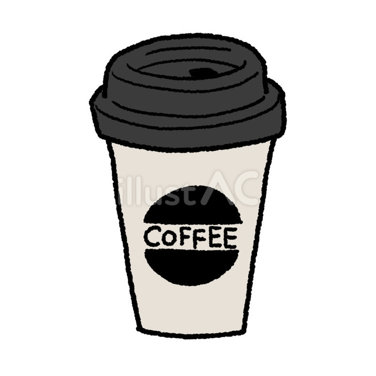 テイクアウト用のコーヒー テイクアウト,コーヒー,持ち帰りのイラスト素材