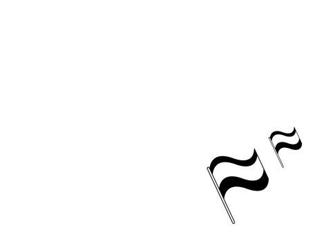 Illustration, flag, supporting goods, cheering flag, 