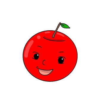 Anthropomorphized apple, apple, personification, fruit, JPG and PNG