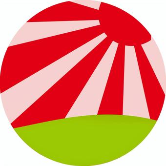Illustration, JPG, PNG and AI Illustration, sun, grassland, hot, JPG, PNG and AI