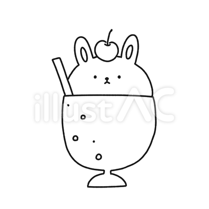 うさぎクリームソーダ