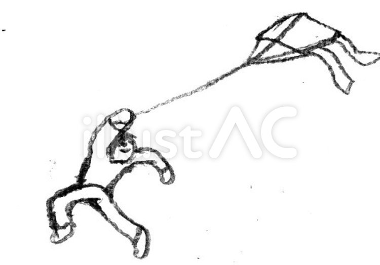 たこあげイラスト No 637468 無料イラストなら イラストac