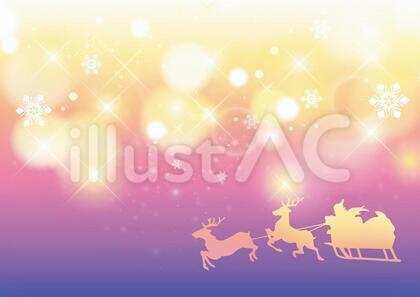 クリスマスキラキラ背景01