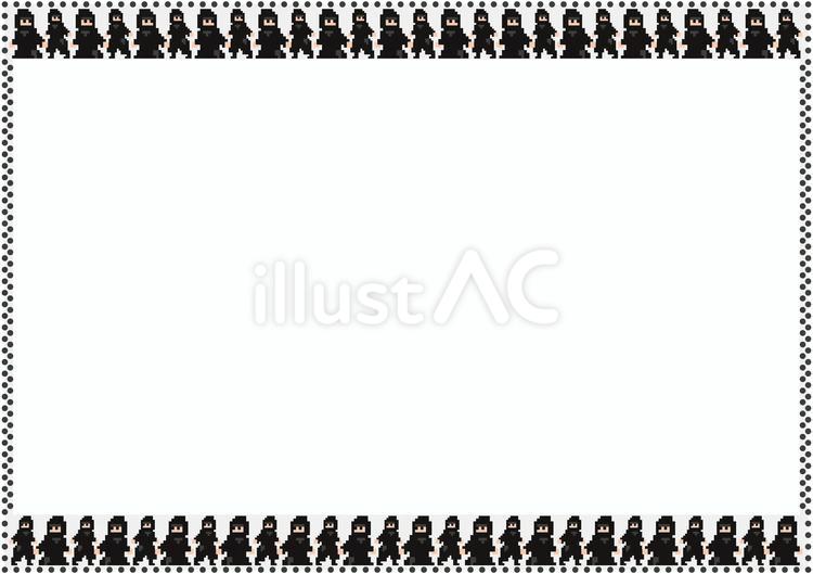壁紙の黒の忍者です。 壁紙,忍者,シンプルのイラスト素材