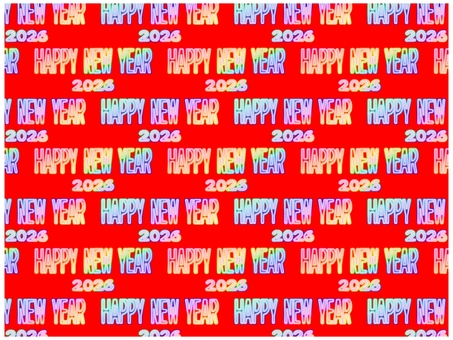 HAPPY NEW YEAR 壁紙 happynewyear,ハッピーニュ−イヤ−,2026,文字,壁紙,背景,ポストカード,柄,パターン,ネオンのイラスト素材