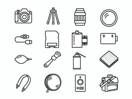 Illustration, camera, tripod, lens, 