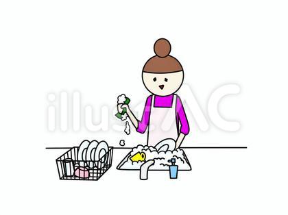 皿洗い 主婦