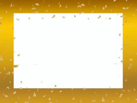 金　フレーム 金,フレーム,金箔,賞状,グラデーションのイラスト素材