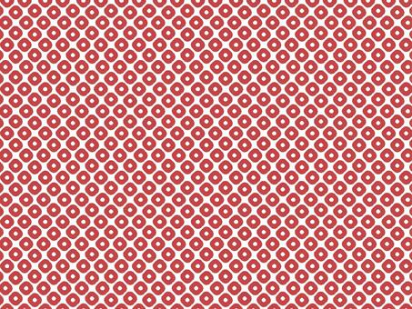 背景　鹿の子模様（赤） 鹿の子,和柄,和風,背景,web素材,日本,伝統,ちりめん,着物,和紙のイラスト素材