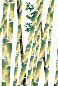 Japanese pattern background 18 bamboo bush and glitter, e maniglia, tanabata, stile giapponese, JPG and PNG