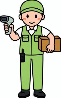 カーキの作業員です。 カーキの作業員です。 作業員,シンプル,スタッフ,従業員,アルバイト,パート,倉庫,運搬,物流,作業のイラスト素材