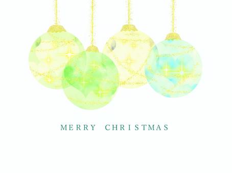 クリスマス＿キラキラのオーナメント02 クリスマス,オーナメント,メリークリスマス,キラキラ,エフェクト,ハート,ハッピークリスマス,クリスマスツリー,飾り,christmasのイラスト素材