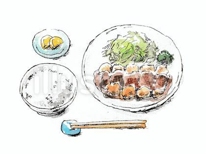 名古屋飯 濃厚みそだれの味噌カツ定食