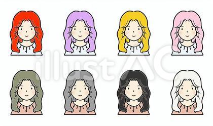 髪型がロングの人たち
