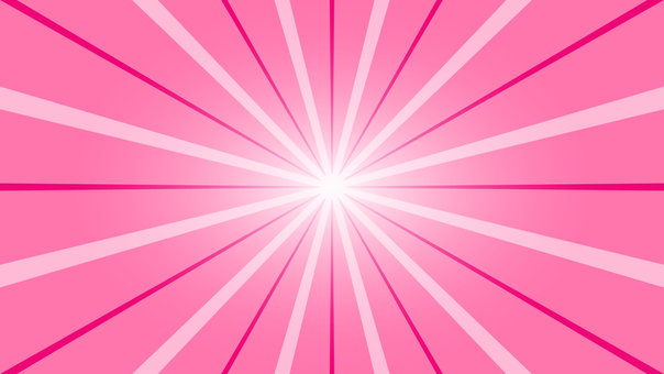 ポップなサンバースト背景（ピンク） 背景,サンバースト,集中線,ピンク,赤,ポップ,カラフル,かわいい,元気,フルhdのイラスト素材