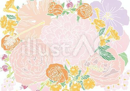 全面花の背景画像