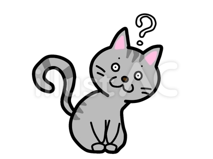 イラスト素材:不思議なサバトラ猫 1