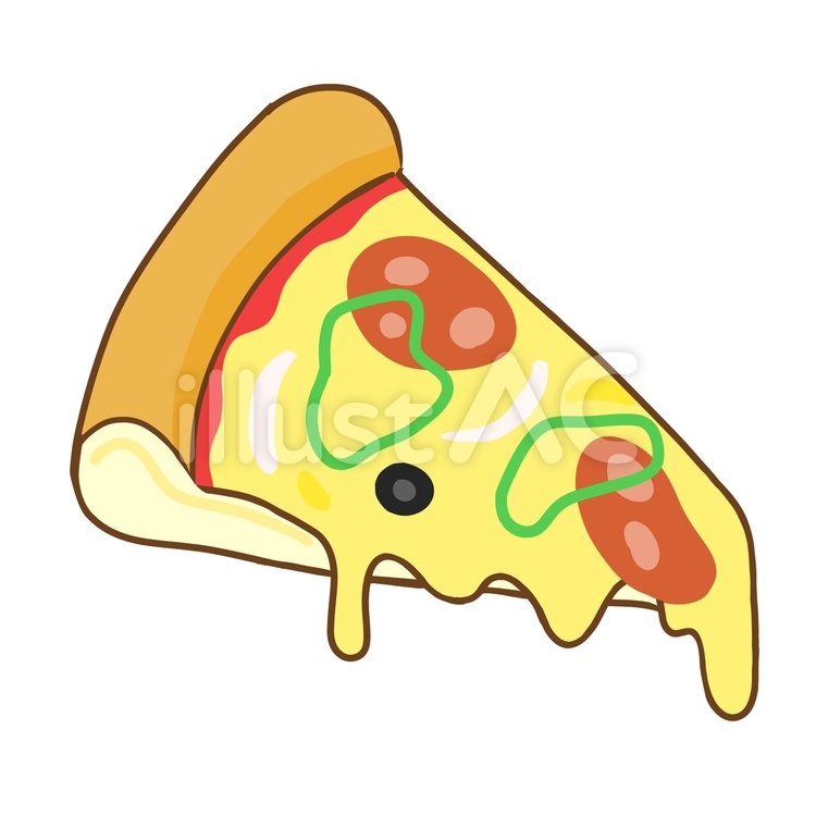 一切れのピザ ピザ,一切れ,食べ物のイラスト素材