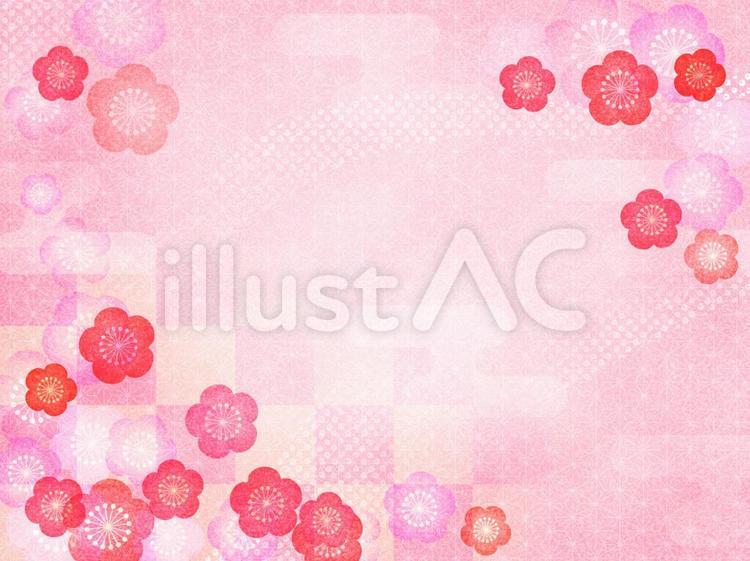桃和壁紙ピンクイラスト No 無料イラストなら イラストac