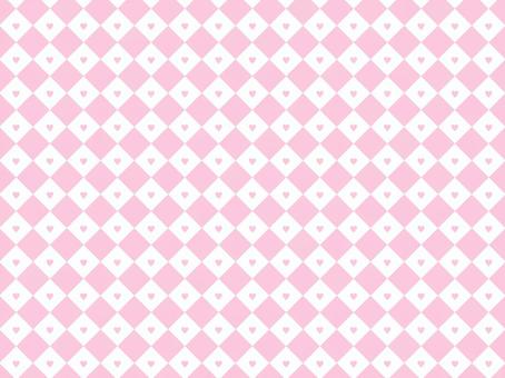 ハートひし形ピンク ひし形,パターン,背景,ピンク,可愛いのイラスト素材