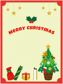 クリスマスプレゼントのフレーム(赤・縦) クリスマスプレゼントのフレーム(赤・縦) クリスマス,フレーム,枠,縦,背景,かわいい,ポップ,冬,クリスマスツリー,プレゼントのイラスト素材